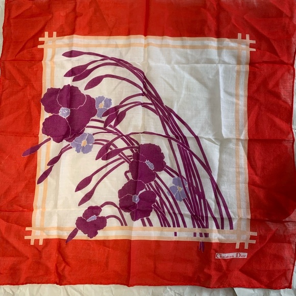 Christian Dior brandnew cotton handkerchief - Picture 2 of 6